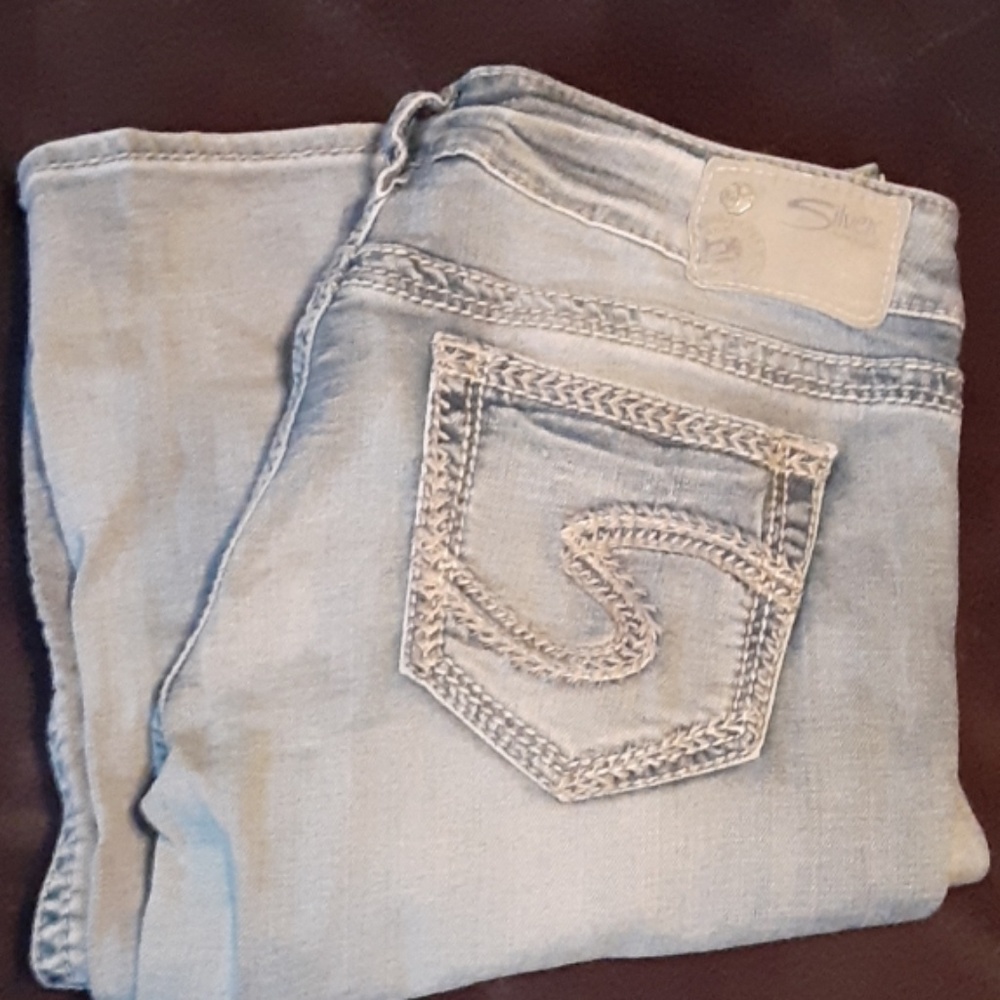 Silver jeans
